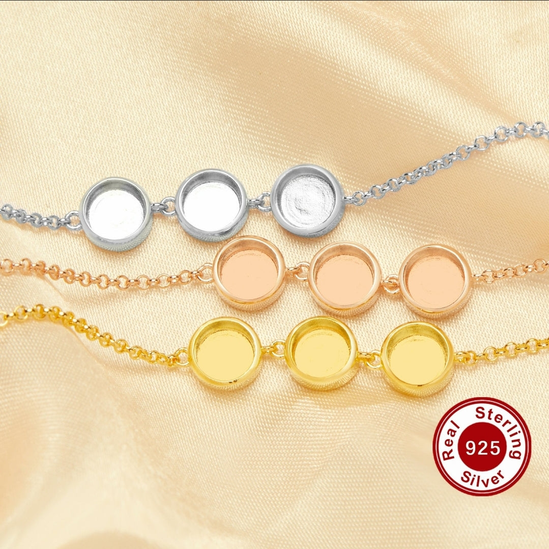 Three Stone Bracelet