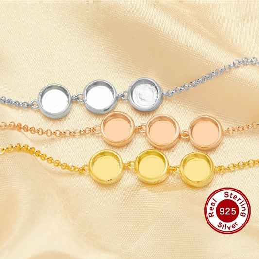 Three Stone Bracelet