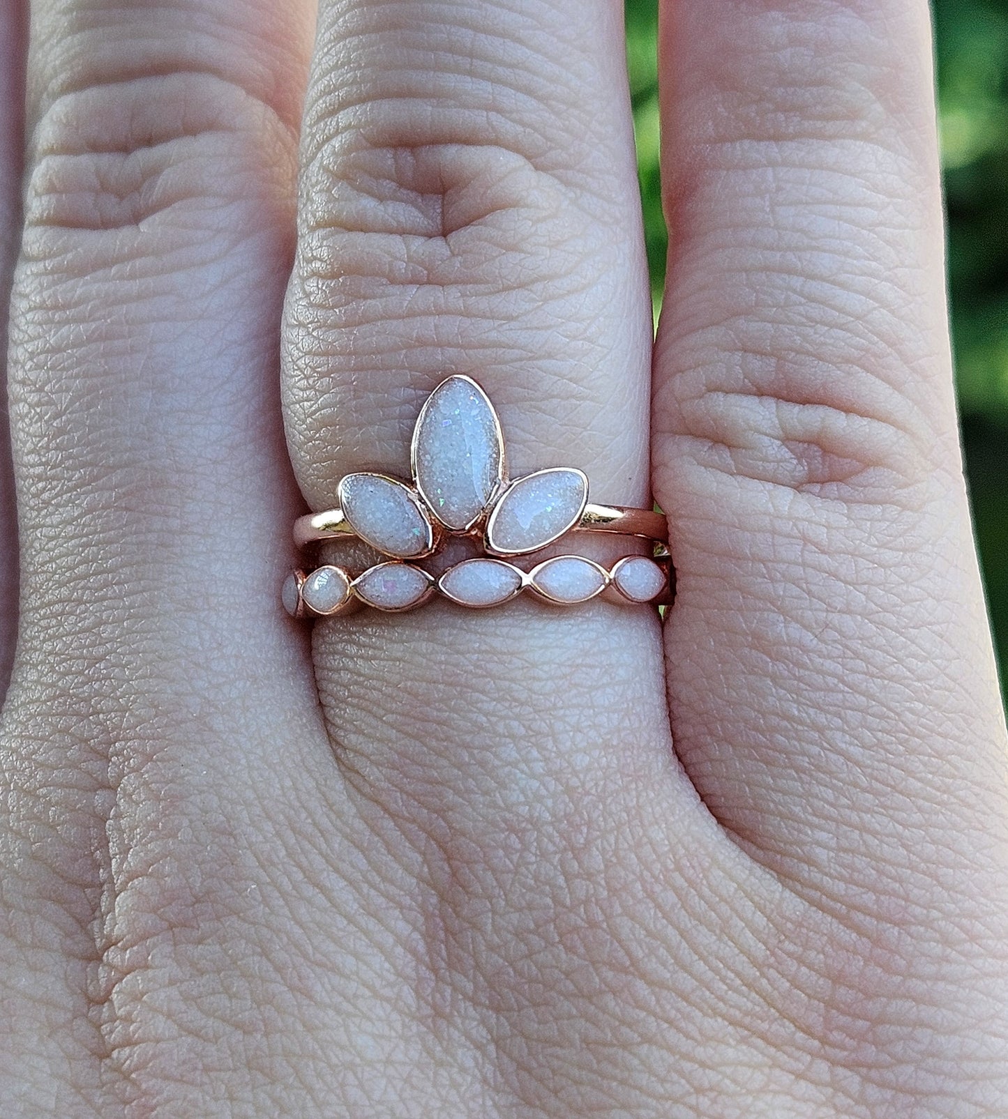 Breastmilk Ring Set Cremation Ring Set Keepsake Ring Set Sterling Silver Ring Set, Hair Ring Set , Ash Ring Set, Umbilical Cord Ring Set, BreastmilkJewelry Ring Set