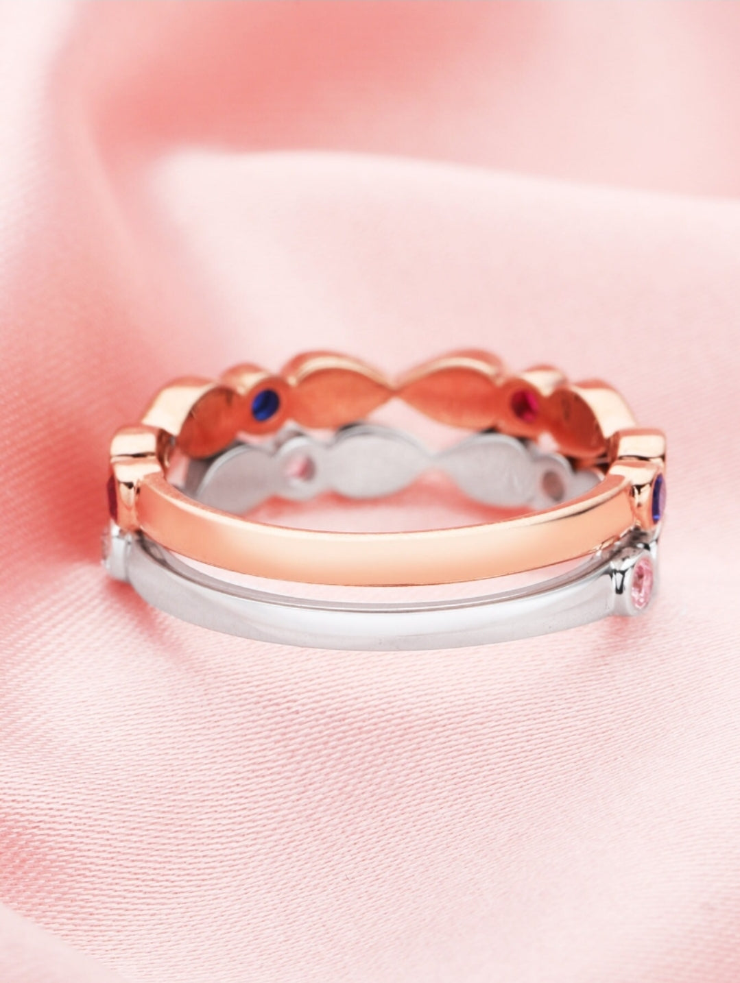 Infinity Birthstone Band