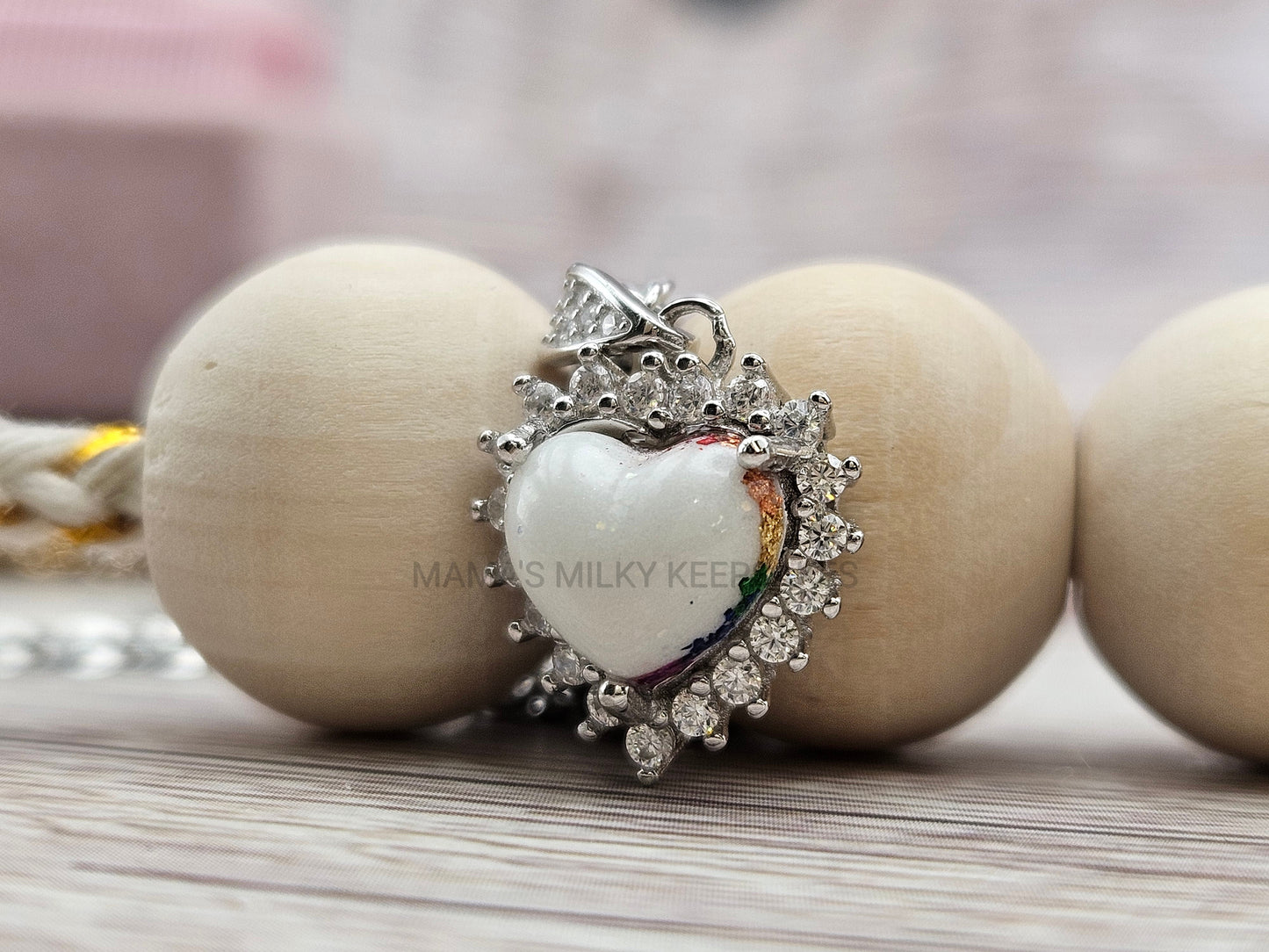 Sunburst Heart Necklace