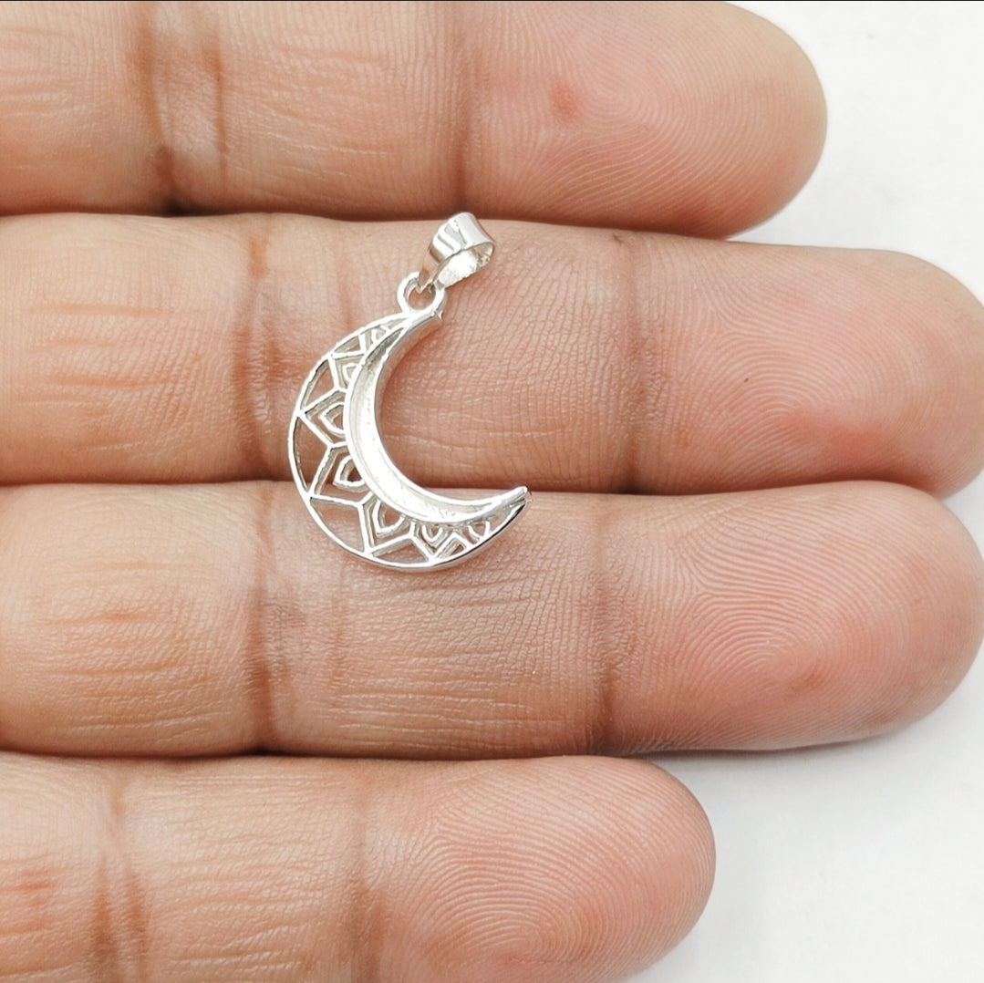 Moon Inlay Pendant