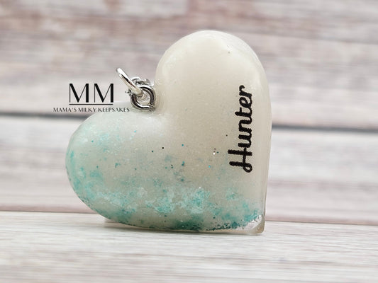 Breastmilk Heart Necklace Pendant Cremation Heart Necklace Pendant Keepsake Heart Necklace Pendant Sterling Silver Heart Necklace Pendant, Hair Heart Necklace Pendant, Ash Heart Necklace Pendant, Umbilical Cord Heart Necklace Pendant, BreastmilkJewelry Heart Necklace Pendant