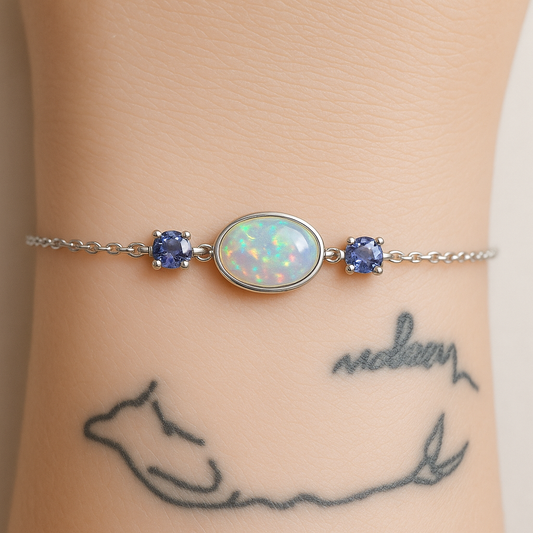 Oval Birthstone Bracelet DIY
