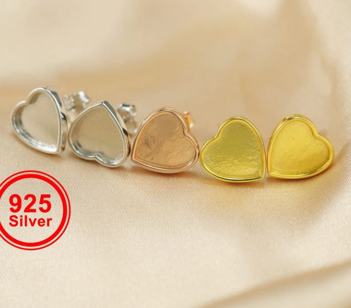 Heart Earrings DIY
