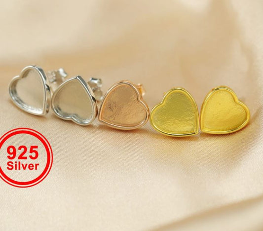 Heart Earrings DIY
