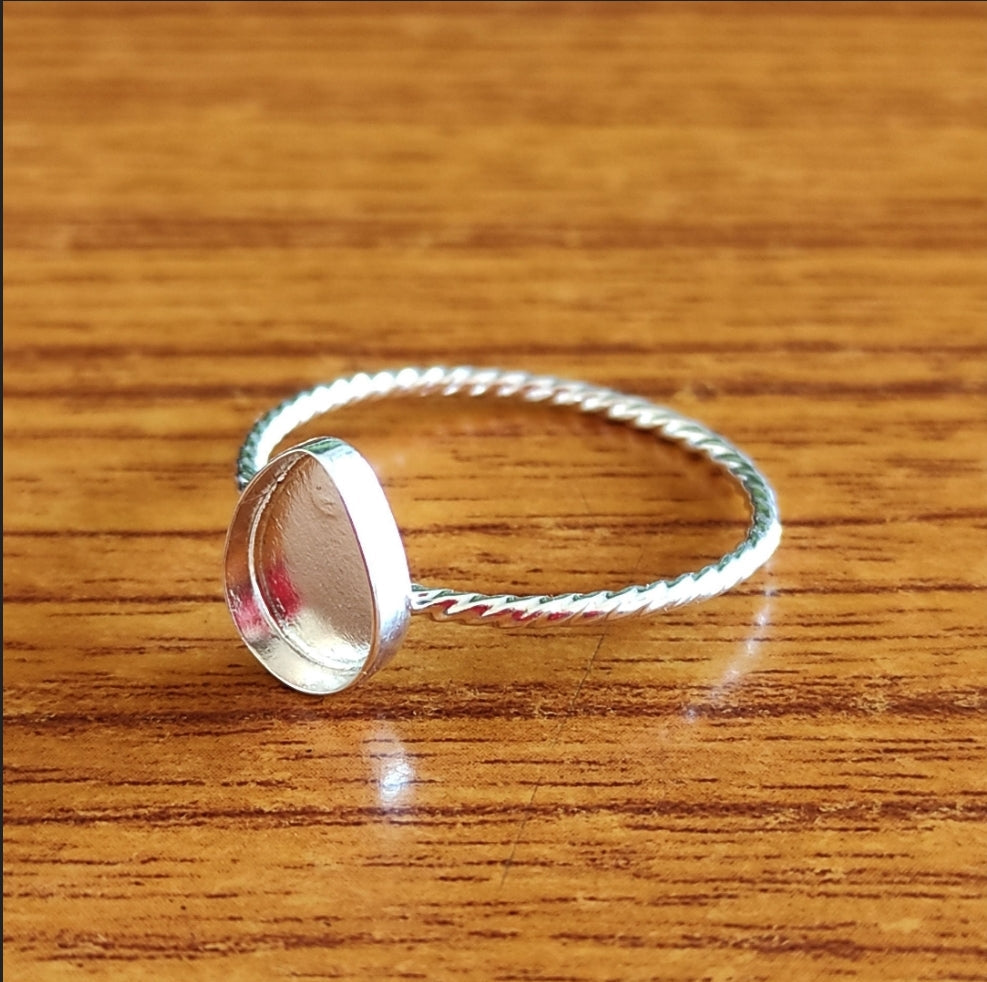 Breastmilk Pear Ring Cremation Pear Ring, Keepsake Pear Ring, Sterling Silver Pear Ring, Hair Pair Ring, Ash Pear Ring, Umbilical Cord Pear Ring, BreastmilkJewelry Pear Ring