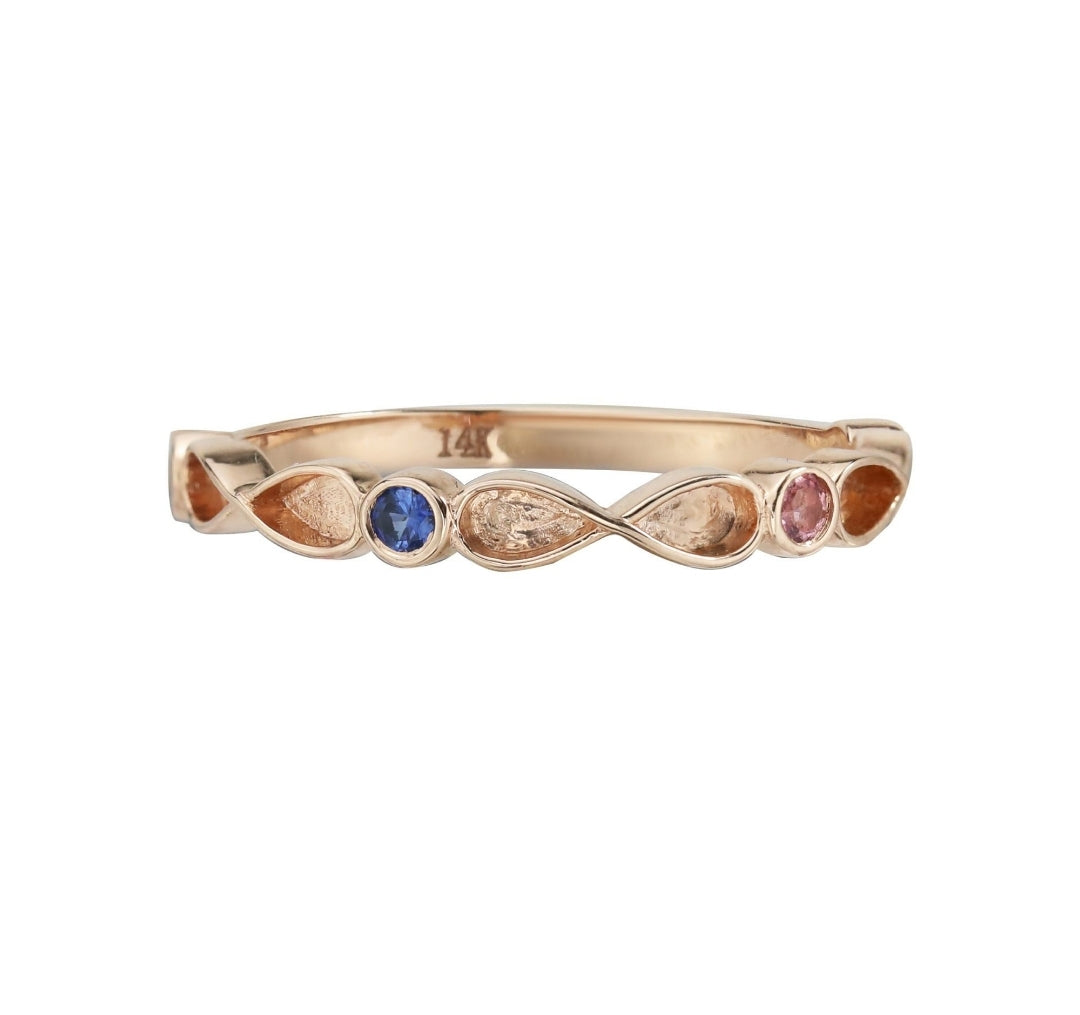 Eternity Birthstone Band 14k