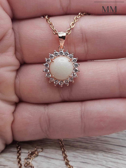 Clementine Mini Birthstone Necklace
