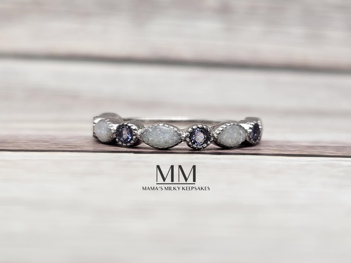 Ivy Stacking Ring DIY - Single Birthstones