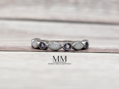 Ivy Stacking Ring DIY - Single Birthstones