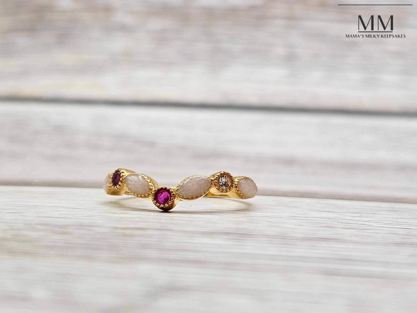 Eve Stacking Ring - Multiple Birthstone