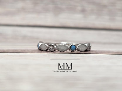 Ivy Stacking Ring DIY - Single Birthstones