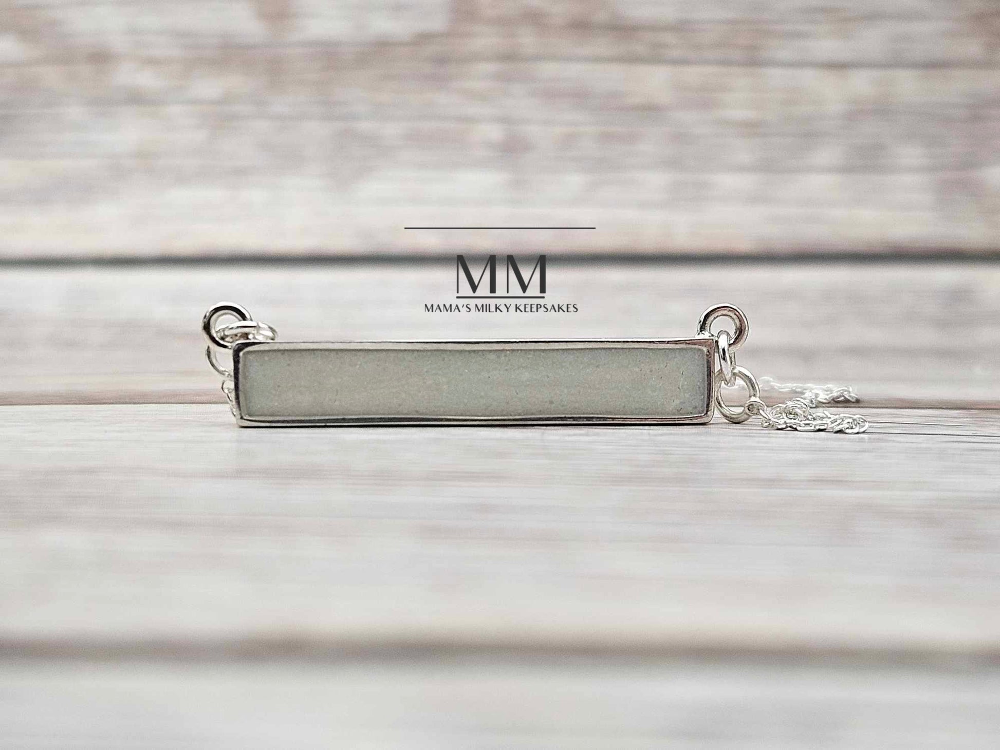 Breastmilk  bar necklace , Cremation bar necklace, Keepsake bar necklace, Sterling Silver bar necklace, Hair bar necklace, Ash bar necklace, Umbilical Cord bar necklace, BreastmilkJewelry bar necklace