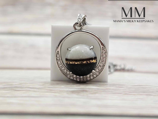 Breastmilk round necklace pendant Cremation round Necklace Pendant Keepsake round Necklace Pendant, Sterling Silver Round Necklace Pendant, Hair round Necklace Pendant, Ash Round Necklace Pendant, Umbilical Cord Round Necklace Pendant, BreastmilkJewelry Round Necklace Pendant
