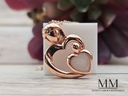 Mother & Baby Necklace Pendant