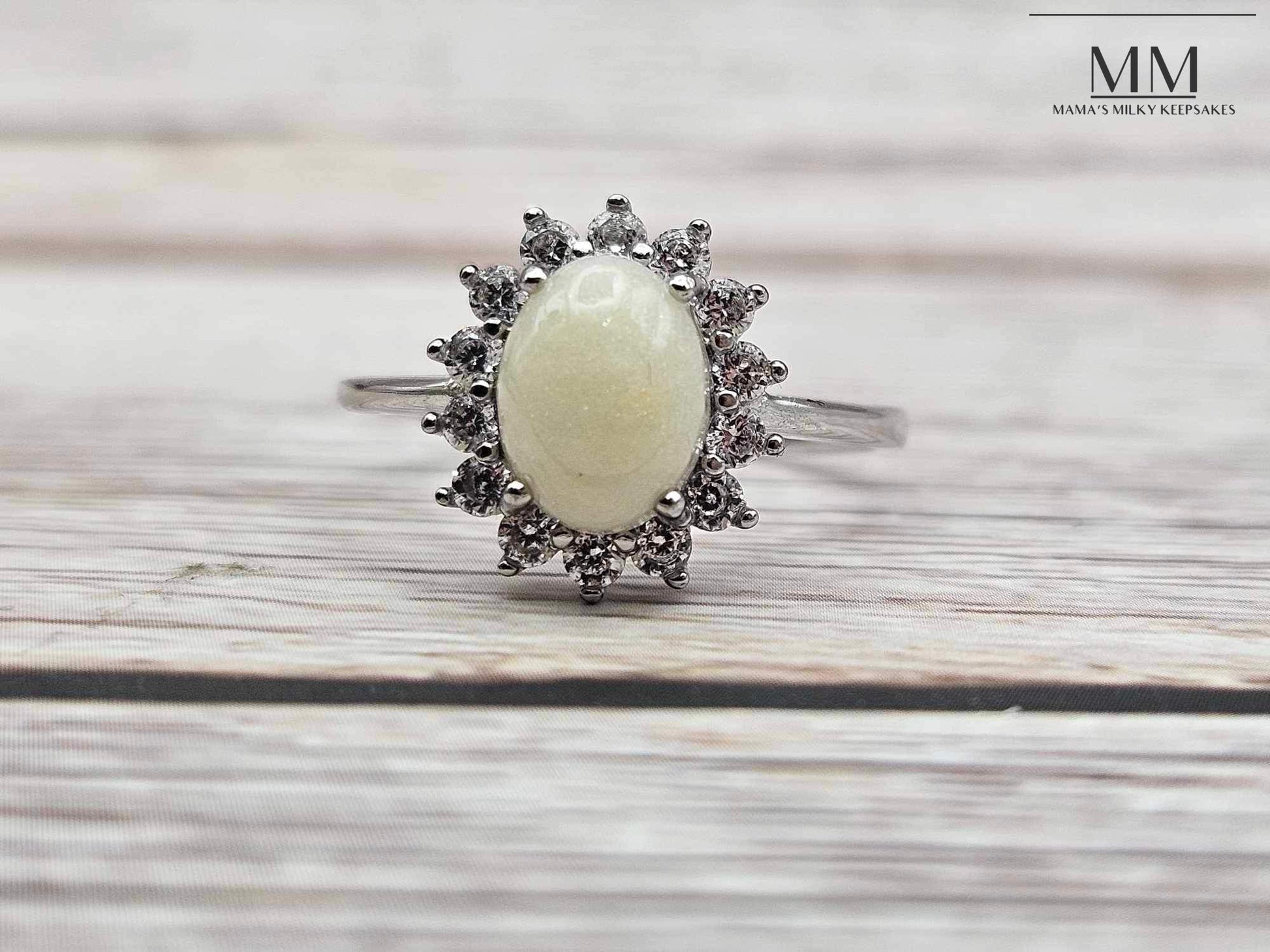 Breastmilk Oval Ring Cremation Oval Ring Keepsake Oval Ring Sterling Silver Oval Ring, Hair Oval Ring, Ash Oval Ring, Umbilical Cord Oval Ring, BreastmilkJewelry Oval Ring