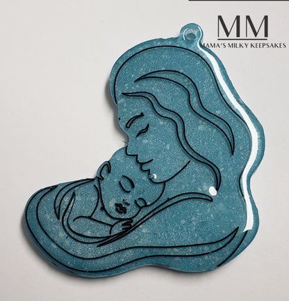 Mama and Baby Keychain/Ornament