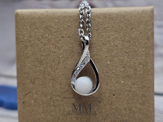 Infinity Pearl Pendant