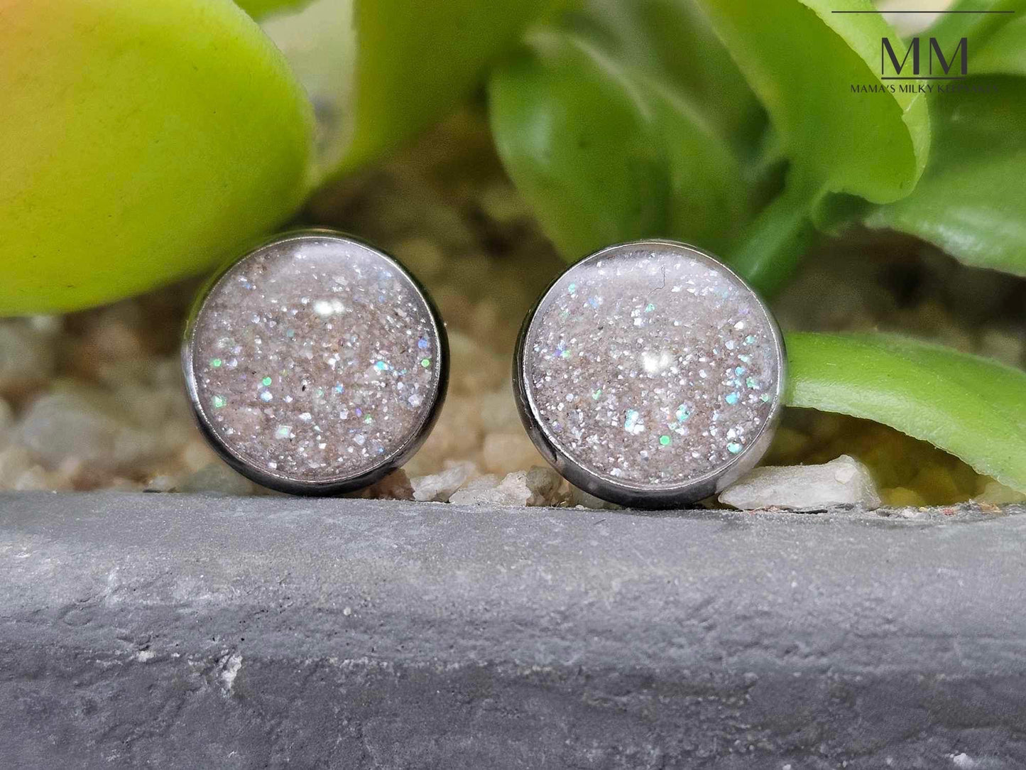 Studded earrings