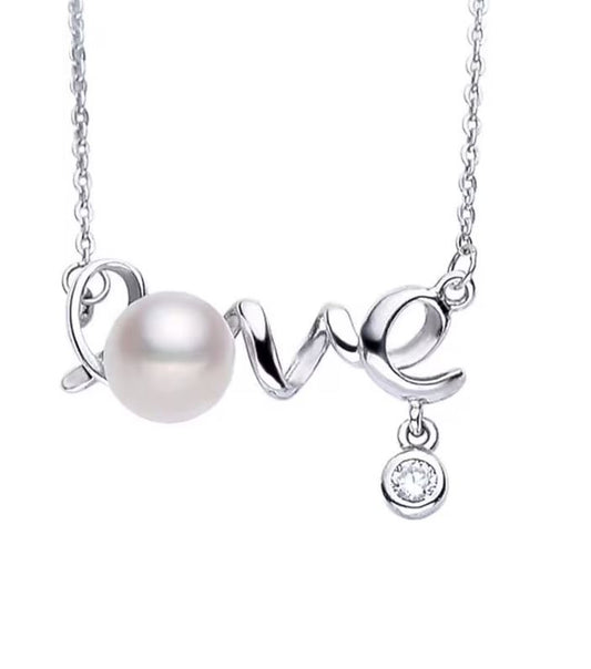 Love Pearl Necklace