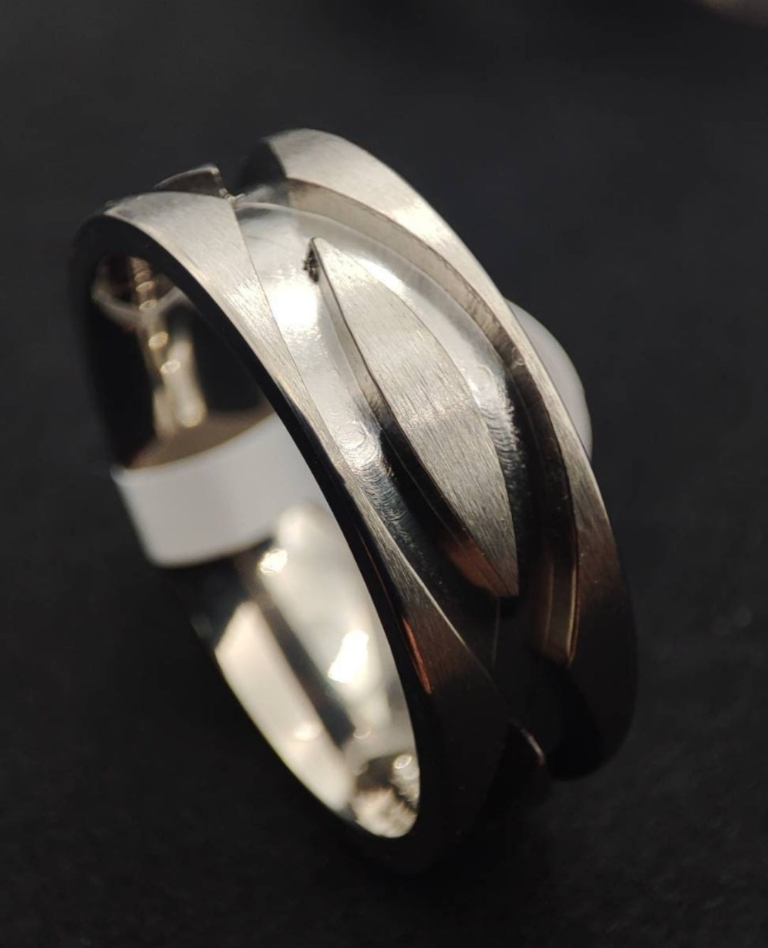 Double Infinity Inlay Ring