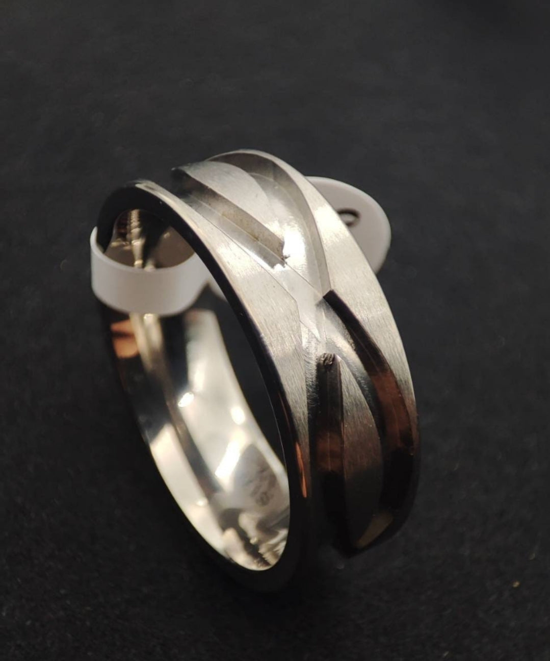 Double Infinity Inlay Ring