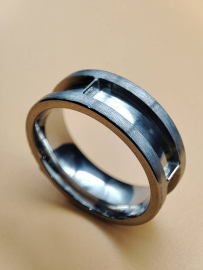 Four Segment Inlay Ring