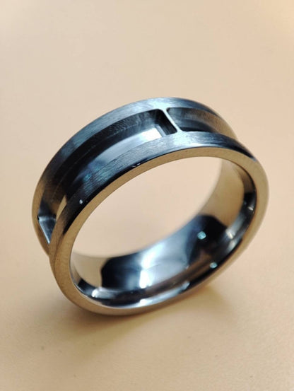 Four Segment Inlay Ring