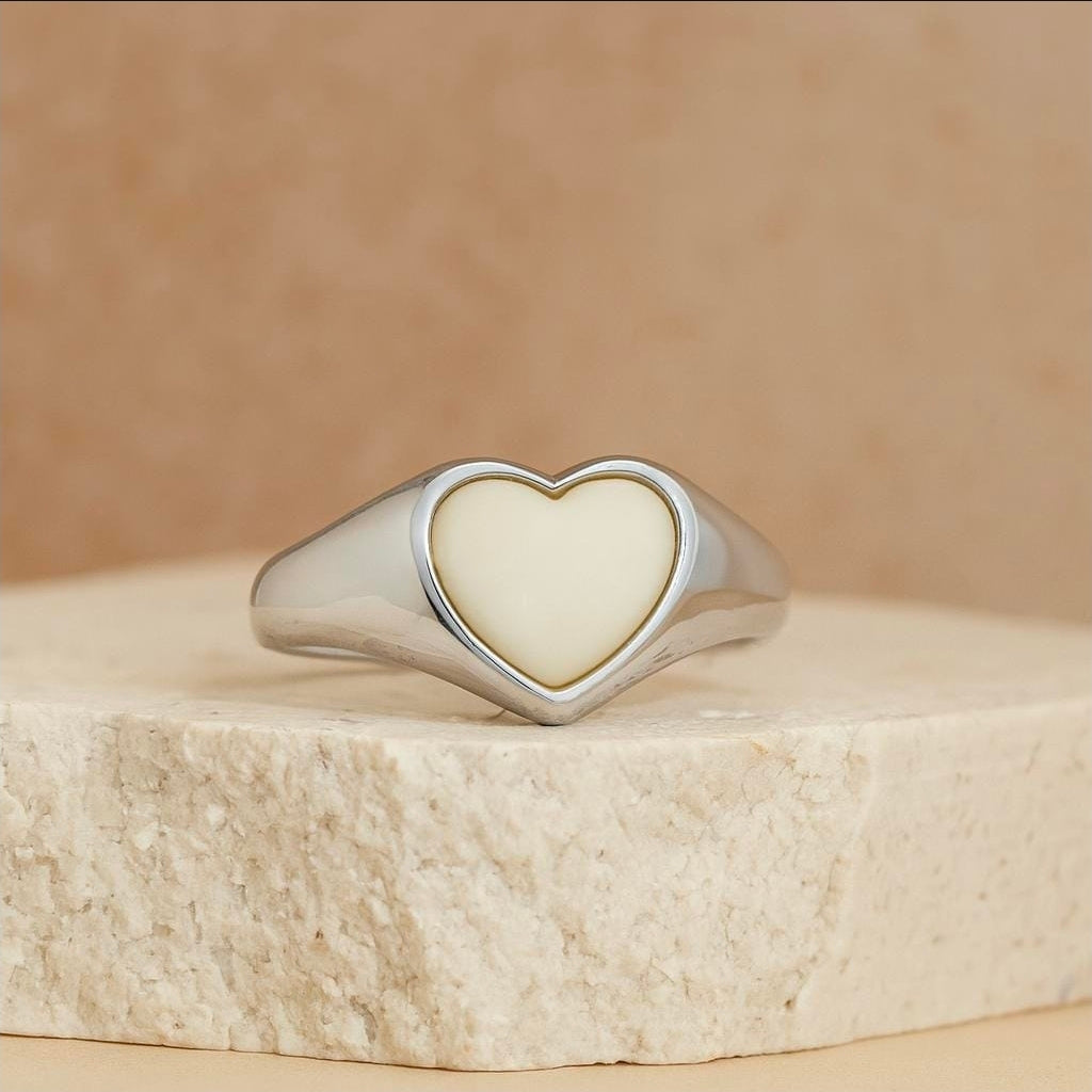 Heart Inlay Ring