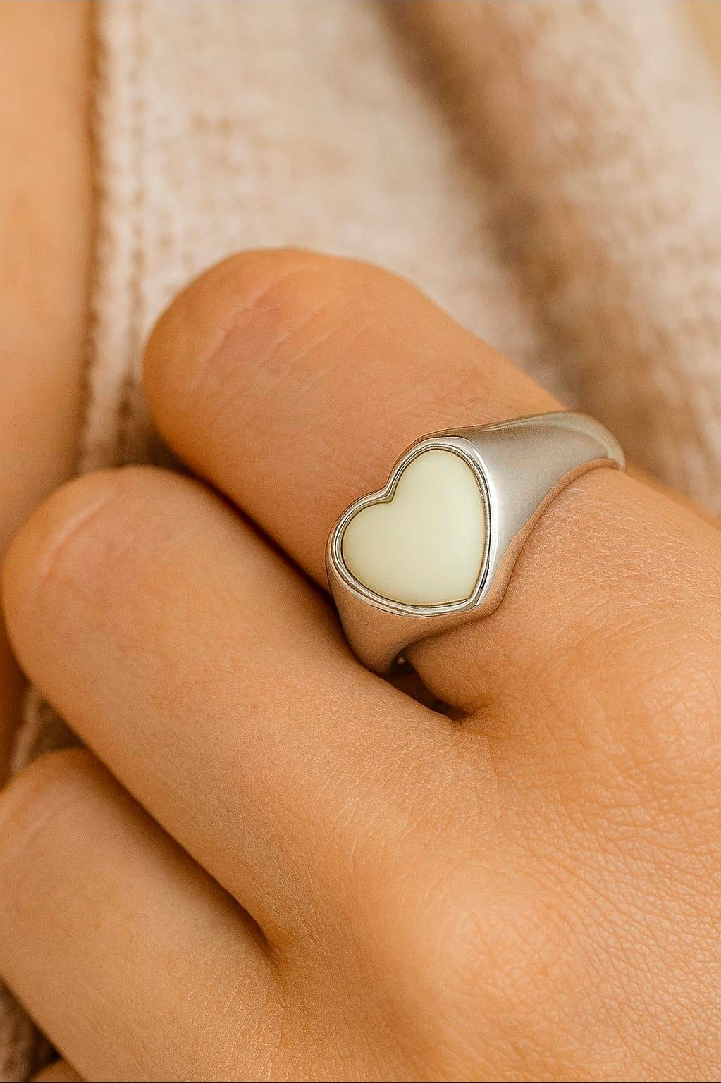 Heart Inlay Ring