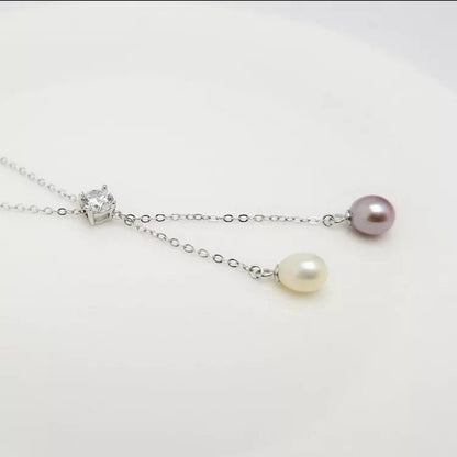 Deux Pearl Necklace