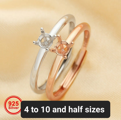 Round Solitaire Ring DIY