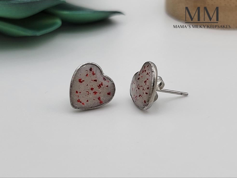 Stainless Steel Heart Earrings