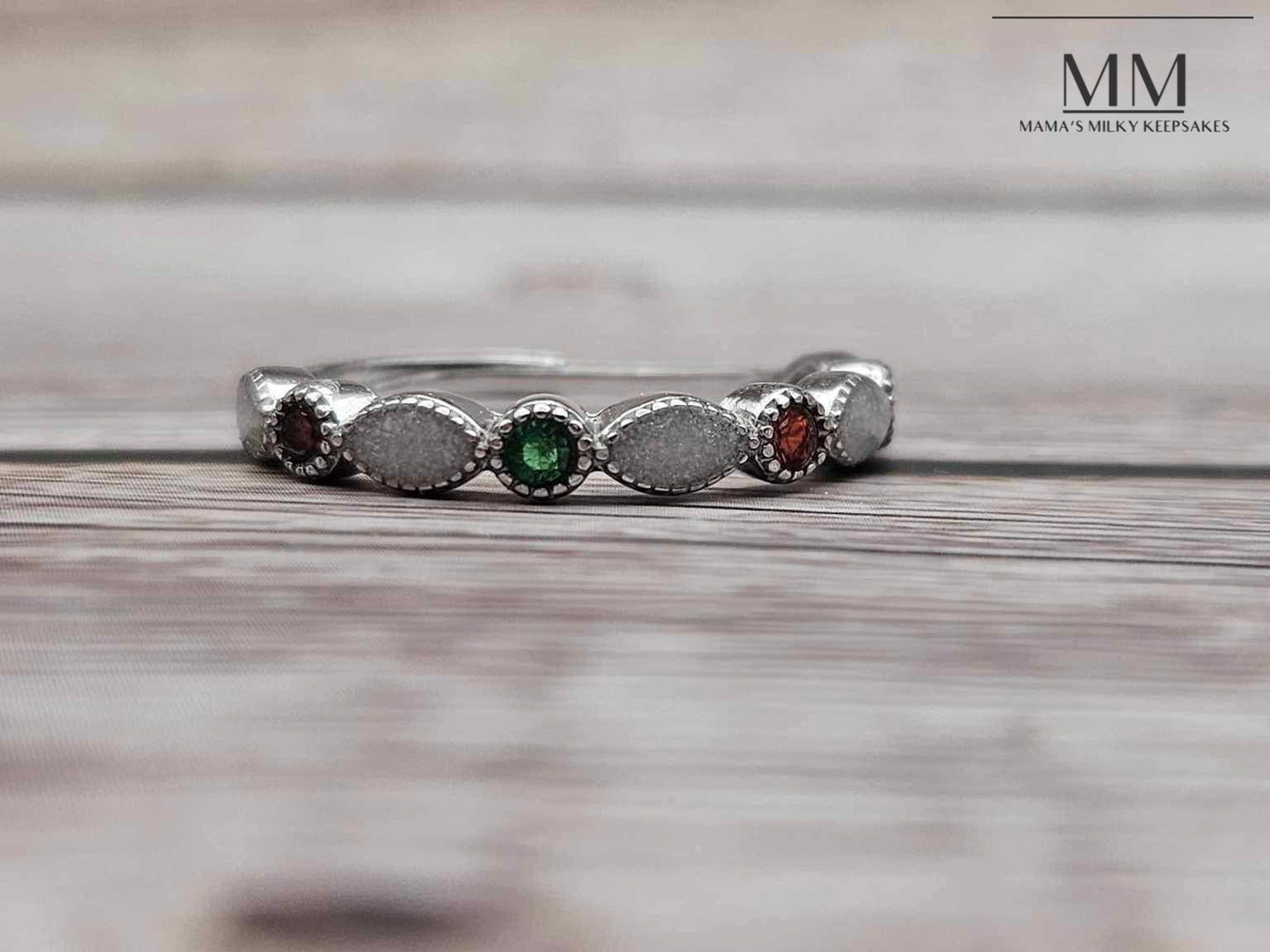 Ivy Stacking Ring - Multiple Birthstones