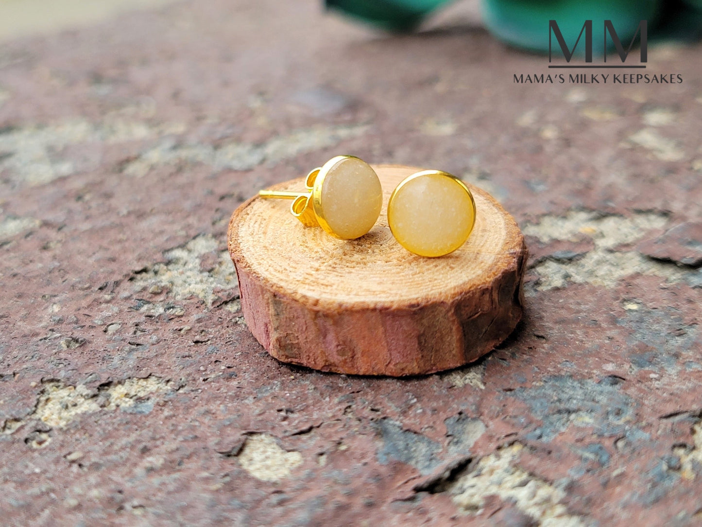 Studded earrings