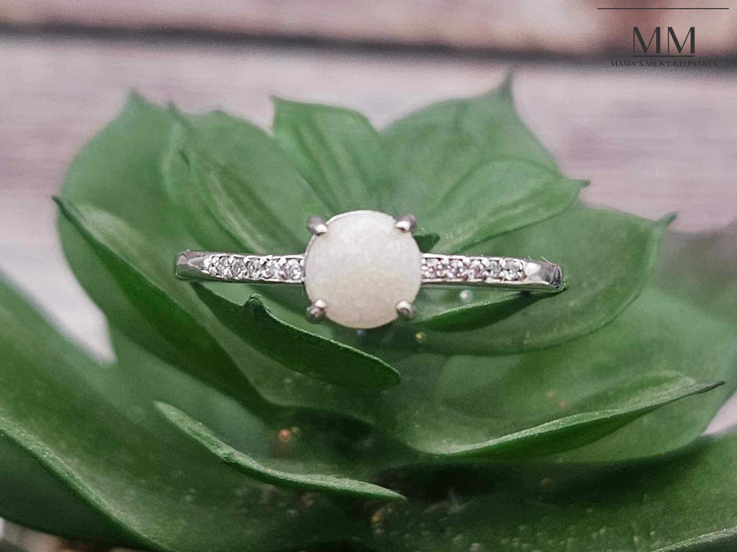 Breastmilk Round Ring, Cremation Round Ring, Keepsake Round Ring, Sterling Silver Round Ring, Hair Round Ring, Ash Round Ring, Umbilical Cord Round Ring, BreastmilkJewelry Round Ring