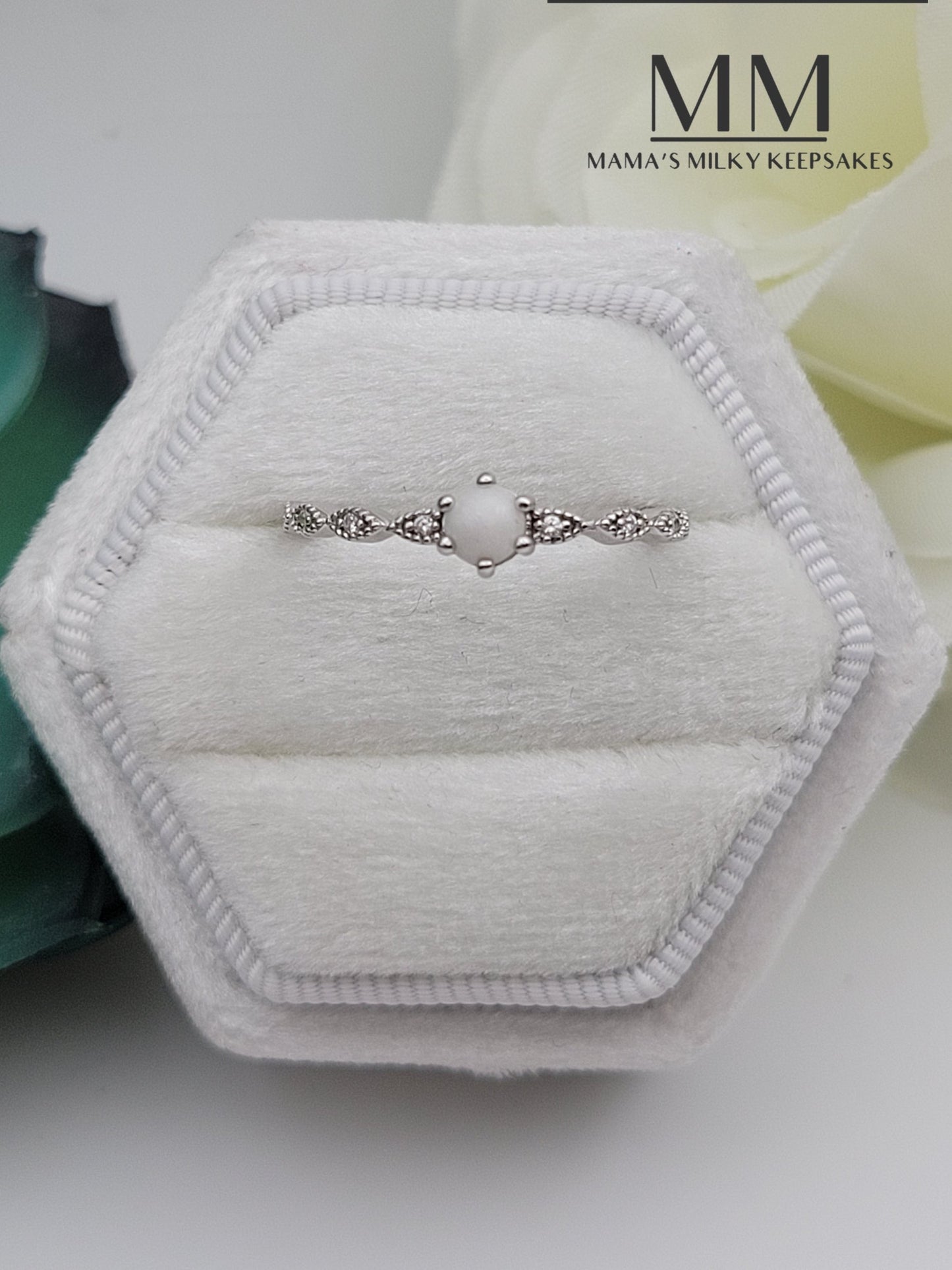 Breastmilk Round Ring, Cremation Round Ring, Keepsake Round Ring, Sterling Silver Round Ring, Hair Ring, Ash Ring, Umbilical Cord Ring, BreastmilkJewelry Round Ring