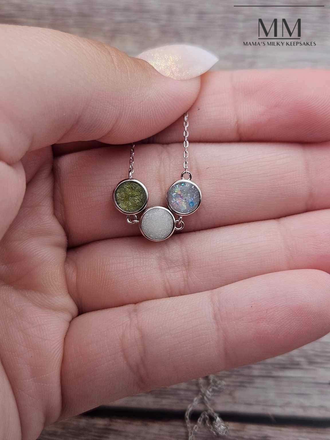 Three Stone Necklace DIY