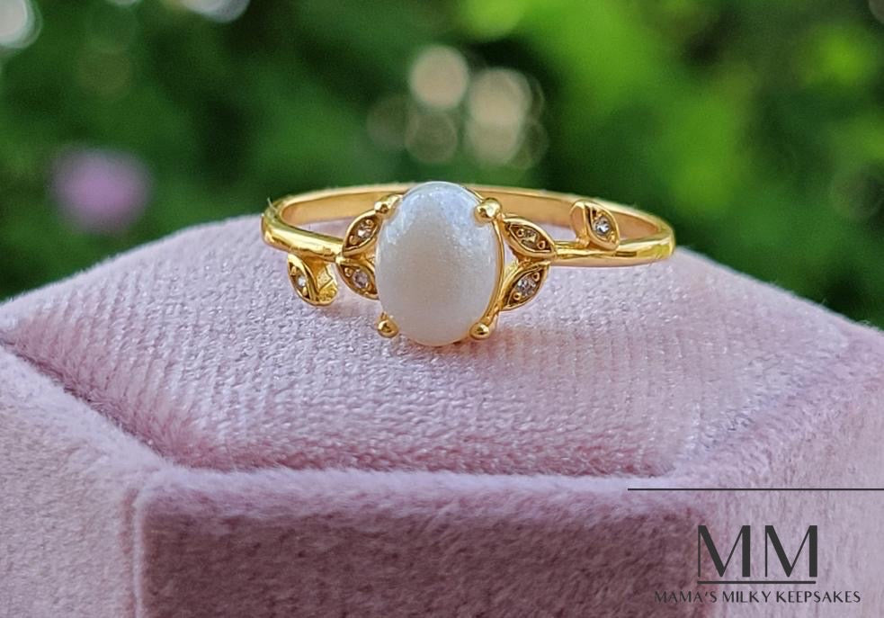 Breastmilk Oval Ring, Cremation Oval Ring, Keepsake Oval Ring, Sterling Silver Oval Ring, Hair Oval Ring, Ash Oval Ring, Umbilical Cord Oval Ring, BreastmilkJewelry Oval Ring