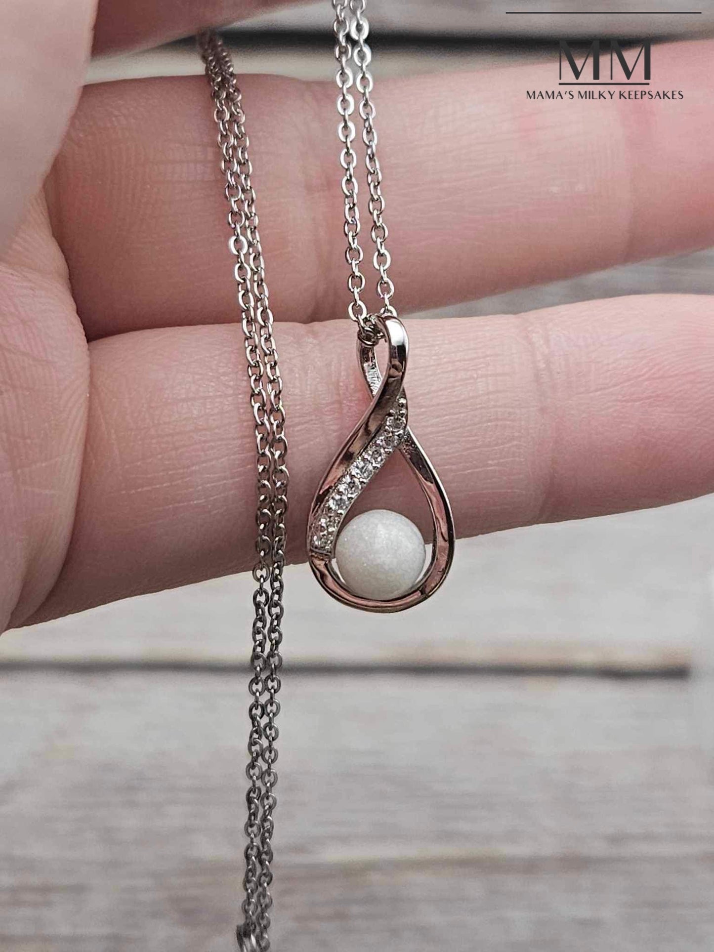Infinity Pearl Pendant