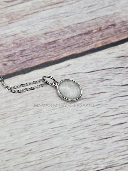 Dainty Oval Pendant