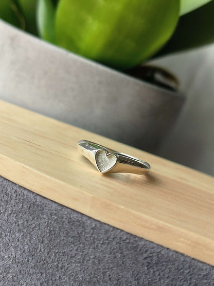 Heart Inlay Ring