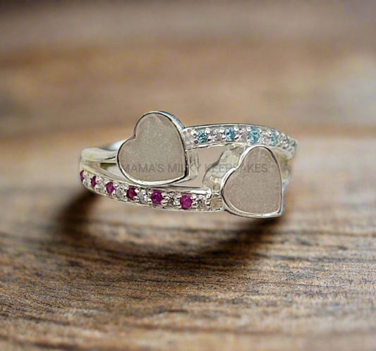 Annalee Twisted Double Heart Ring DIY