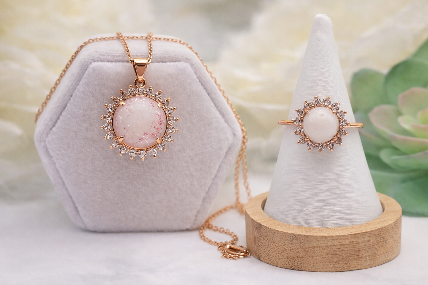 Clementine Necklace & Ring