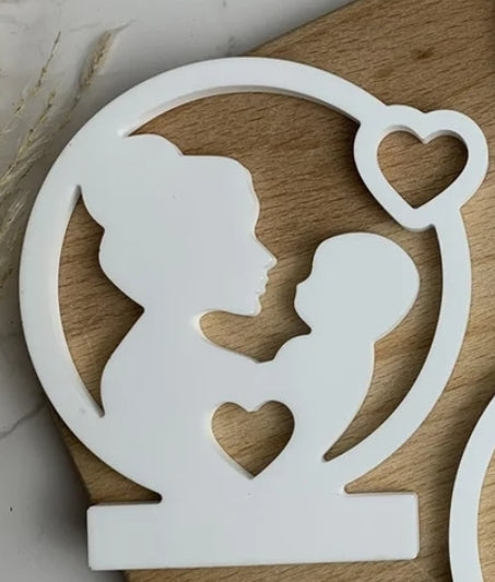 Mom and Baby Candle Holder