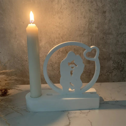 Embracing Pregnancy Candle Holder