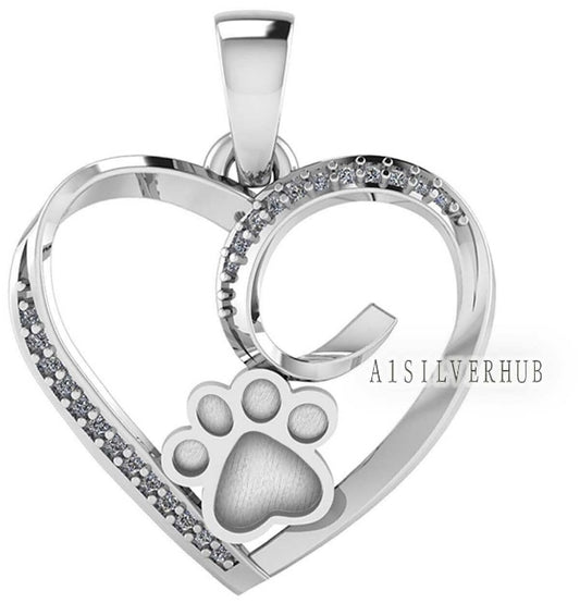 Paw Prints In Our Heart Necklace