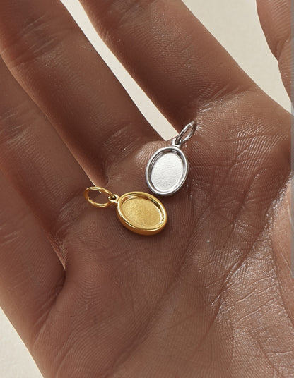 Dainty Oval Pendant DIY