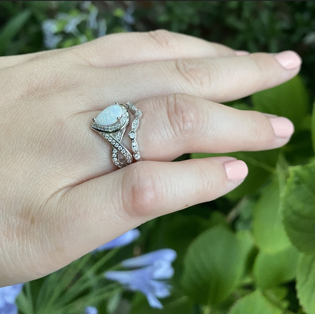 Ivory Stacking Ring DIY